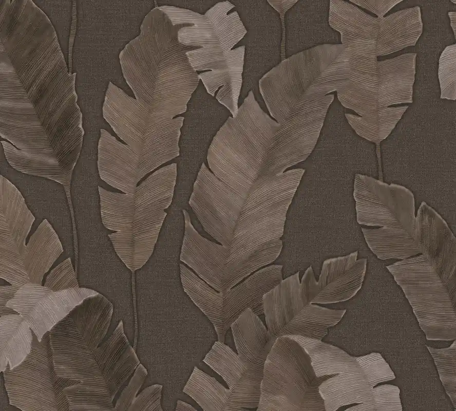 Livingwalls Travel Styles, Blätter, braun 392182 Günstig