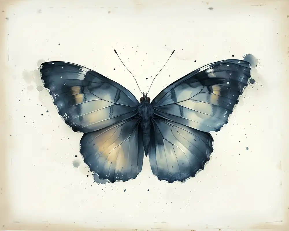 Kracherpreis Leinwand Butterfly 50 x 40 cm