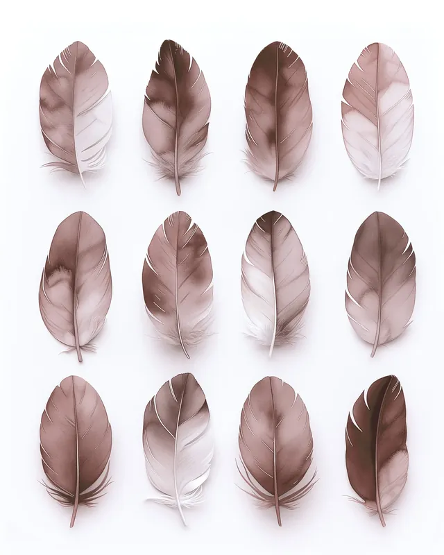 Must-Have Leinwand Feathers Mauve 40 x 50 cm