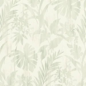 Vliestapete Palmblätter grün-hellgrün 410587 Mega-Angebot