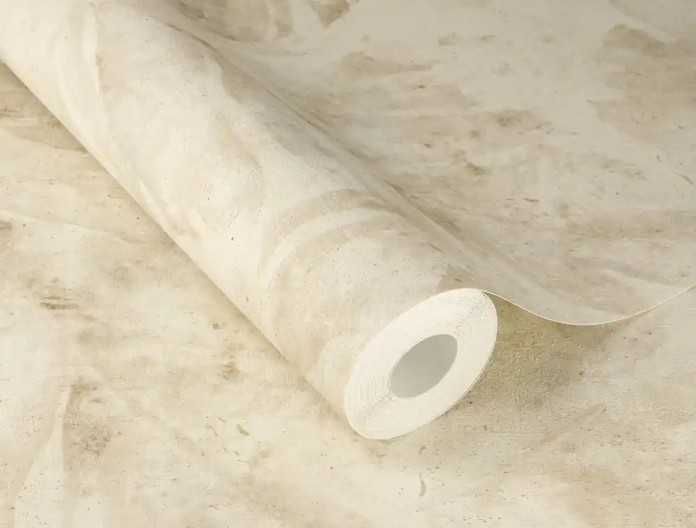 Abverkauf Vliestapete Blätter beige 416145