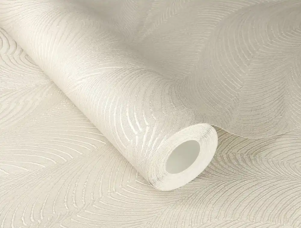Top-Preis Vliestapete Federn grün-taupe 659610