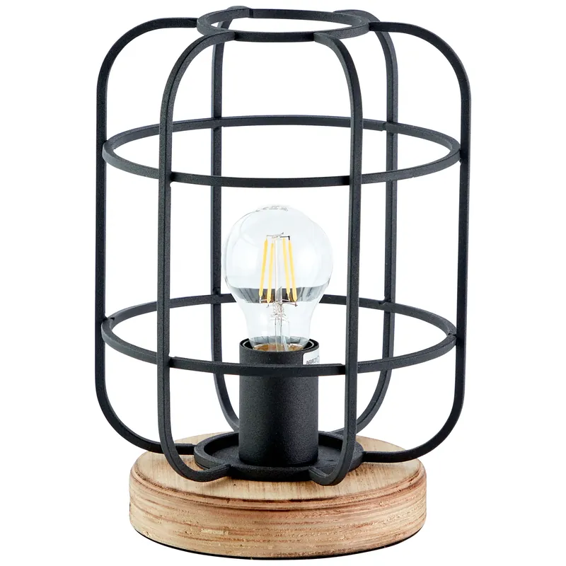 Tischleuchte Inga - Holz Braun Neue Ware