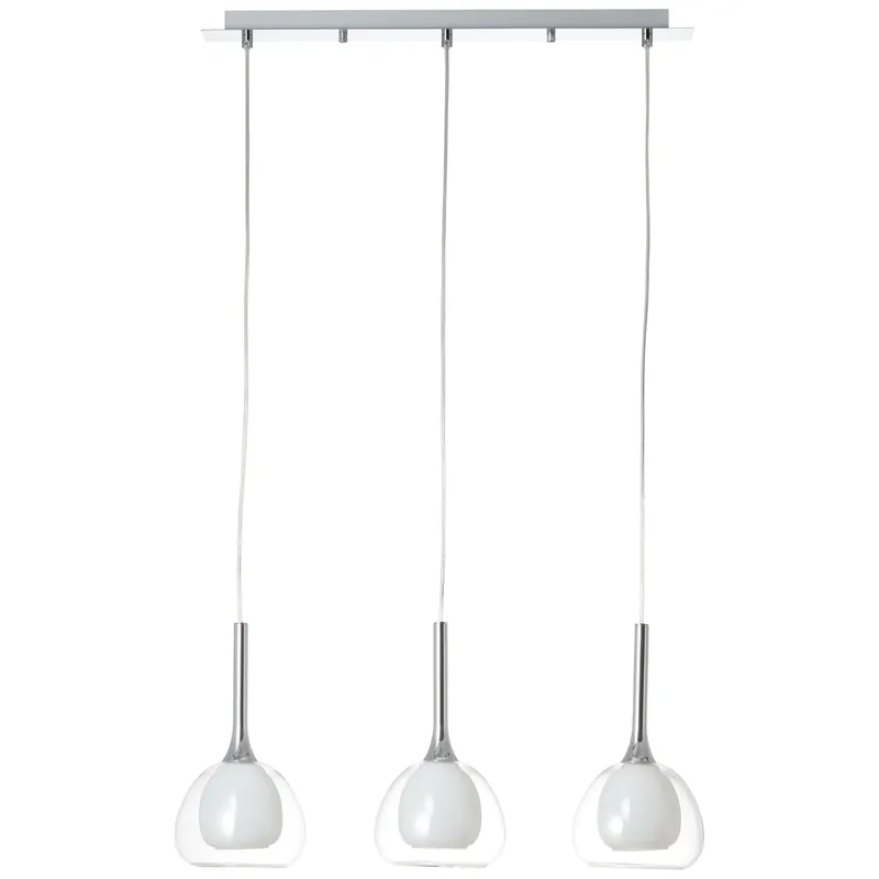 Versand Am Gleichen Tag Pendelleuchte Iris - Glas Metallic