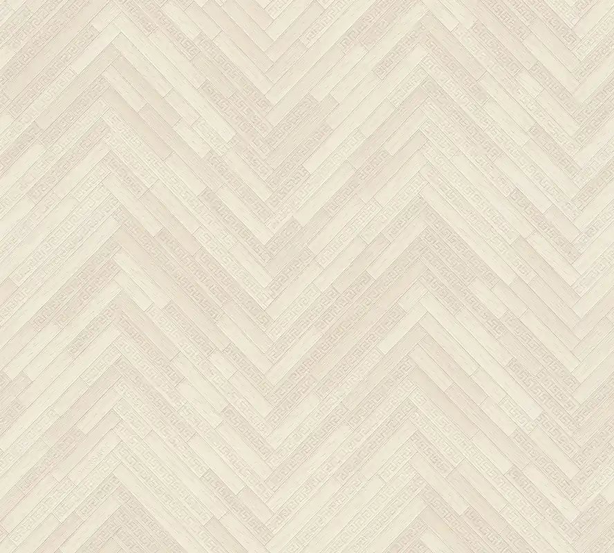 Meistverkauft Versace wallpaper Versace 4, Tapete in Holzoptik, creme, beige 370515