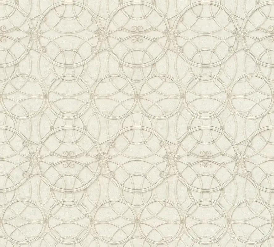 Versace wallpaper Versace 4, Barock Tapete, creme, gold 370493 Jetzt Kaufen