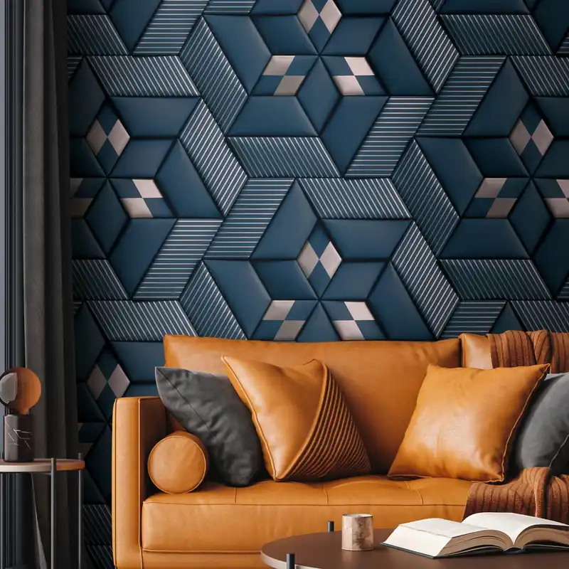 Saisonangebot Livingwalls The Wall II, 3D Tapete, blau 391783