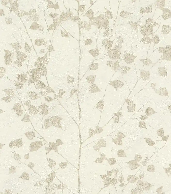 Knallerangebot Rasch Selection, Botanical, weiß gold 416619