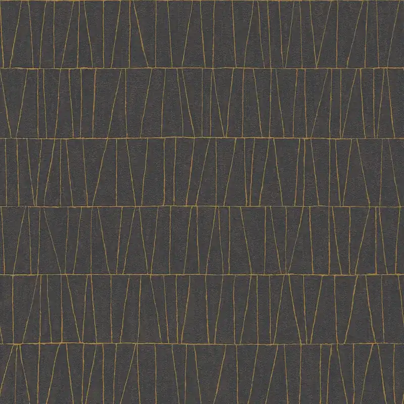 Sonderangebot A.S. Création Jade 2, Grafiktapete, schwarz, gold und anthrazit 395063