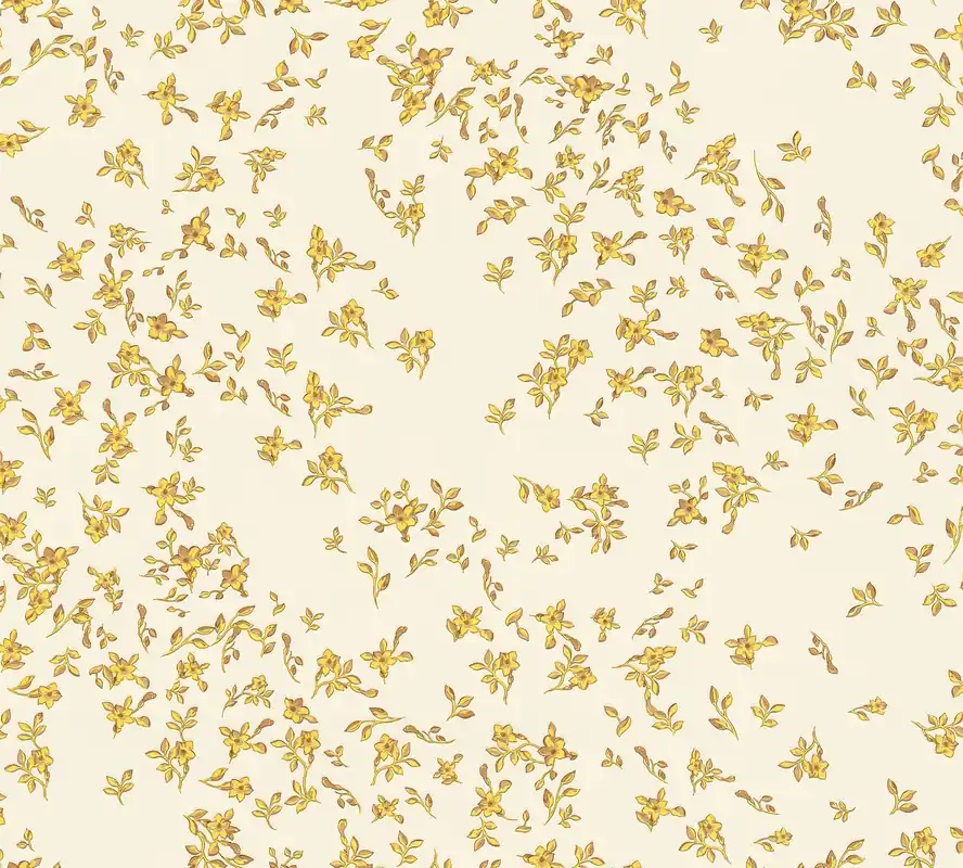 Heißes Angebot Versace wallpaper Versace 4, Florale Tapete, gold, gelb 935855