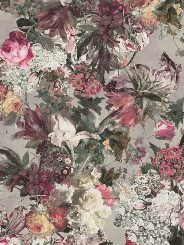 Neu Rasch Selection Digital, Floral, gelb grün 606843