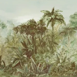 Abverkauf Rasch Florentine III, Botanical, grau grün 486063