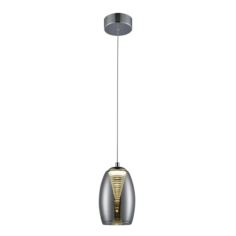 Neue Ware Pendelleuchte Linn - Glas Grau
