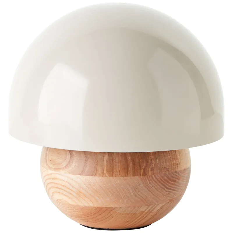 Mega-Angebot Tischleuchte Lorena - Holz Beige