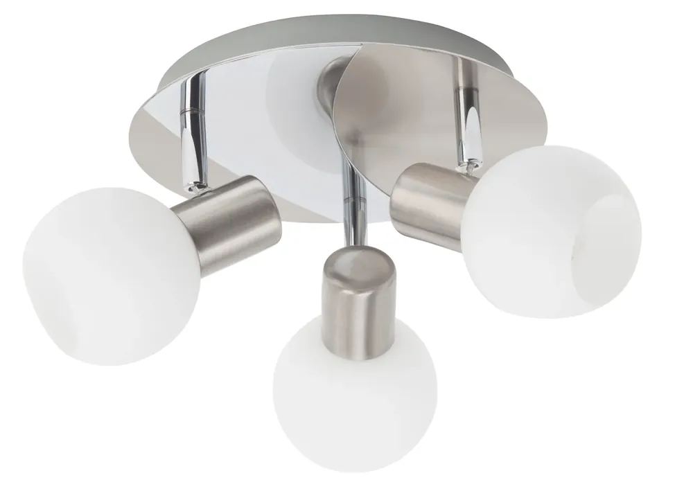 Heißes Angebot Spotrondell Piet - Glas Metallic