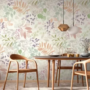 Vliestapete, Blumentapete, creme 396931 Meistverkauft