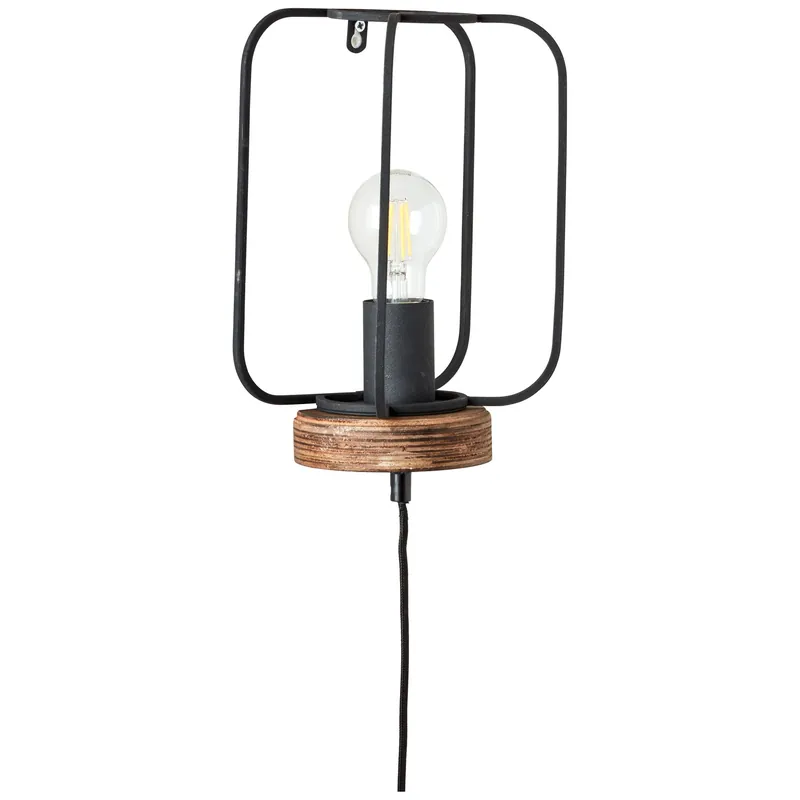 Wandleuchte Rosalie - Holz Braun Online Kaufen