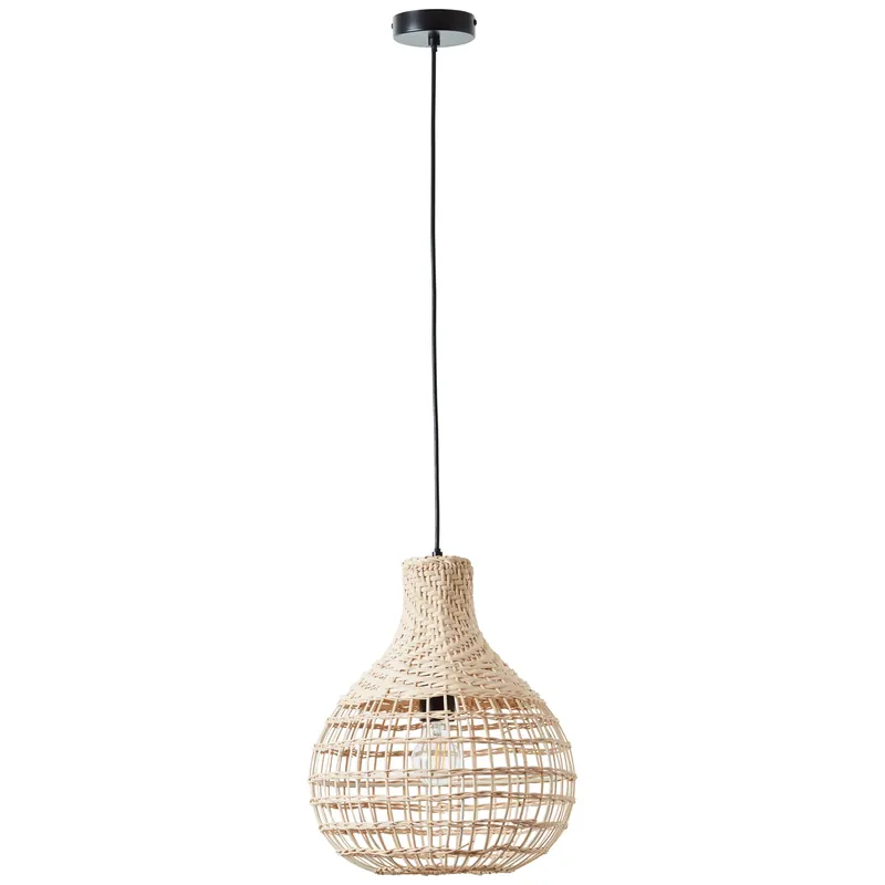 Pendelleuchte Olivia - Rattan Braun Garantierte Lieferung