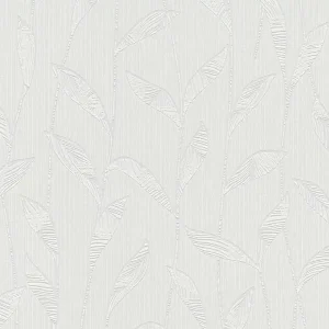 Vliestapete überstreichbar mit Blatt-Muster 384721 Begrenztes Angebot