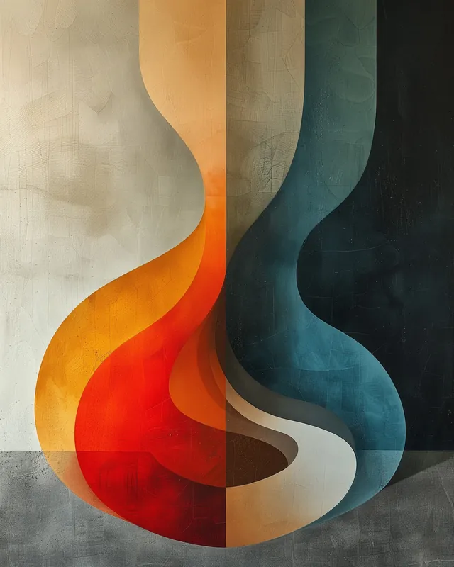 Leinwand Abstract Areas 40 x 50 cm Bestseller