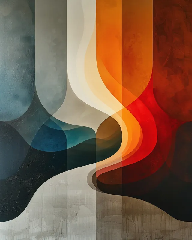 Angebot Leinwand Abstract Areas II 40 x 50 cm