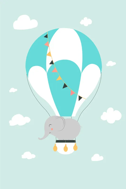 Leinwand Animal Balloon III 30 x 45 cm Must-Have
