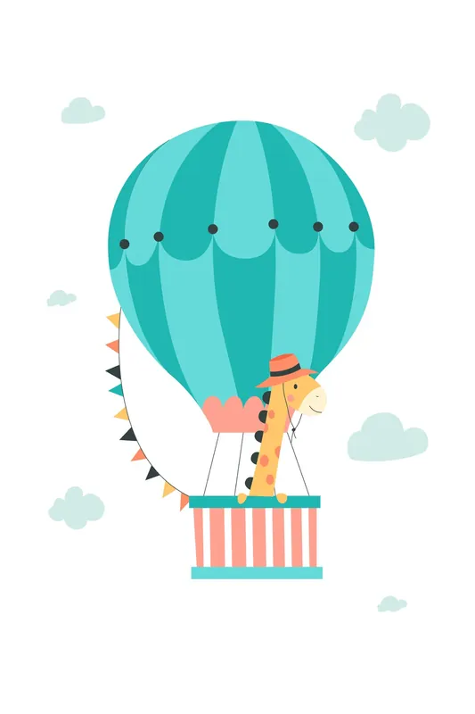 Super-Preis Leinwand Animal Balloon II 30 x 45 cm