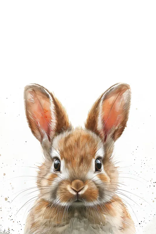 Jetzt Bestellen Leinwand Brown Baby Bunny 30 x 45 cm