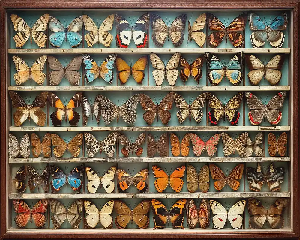 Leinwand Butterfly Box 50 x 40 cm Online Kaufen