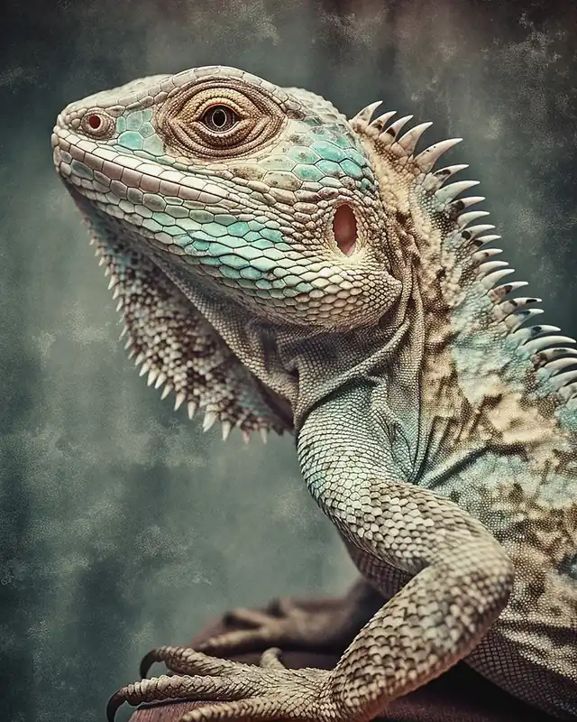 Leinwand Fancy Lizard 40 x 50 cm Geprüft