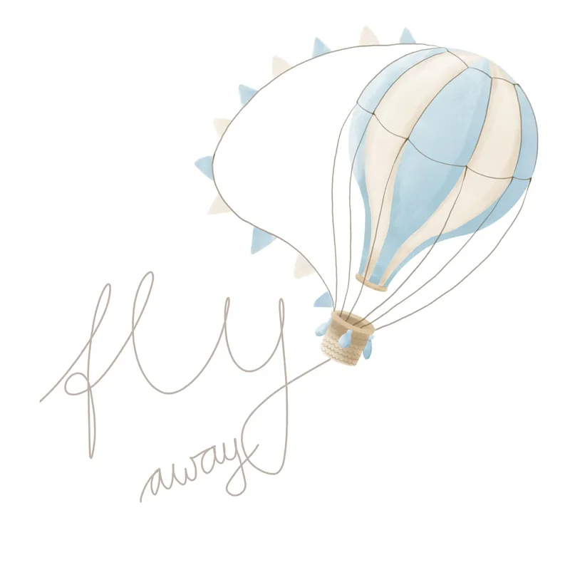 Wochenendangebot Leinwand Fly Away III 30 x 30 cm
