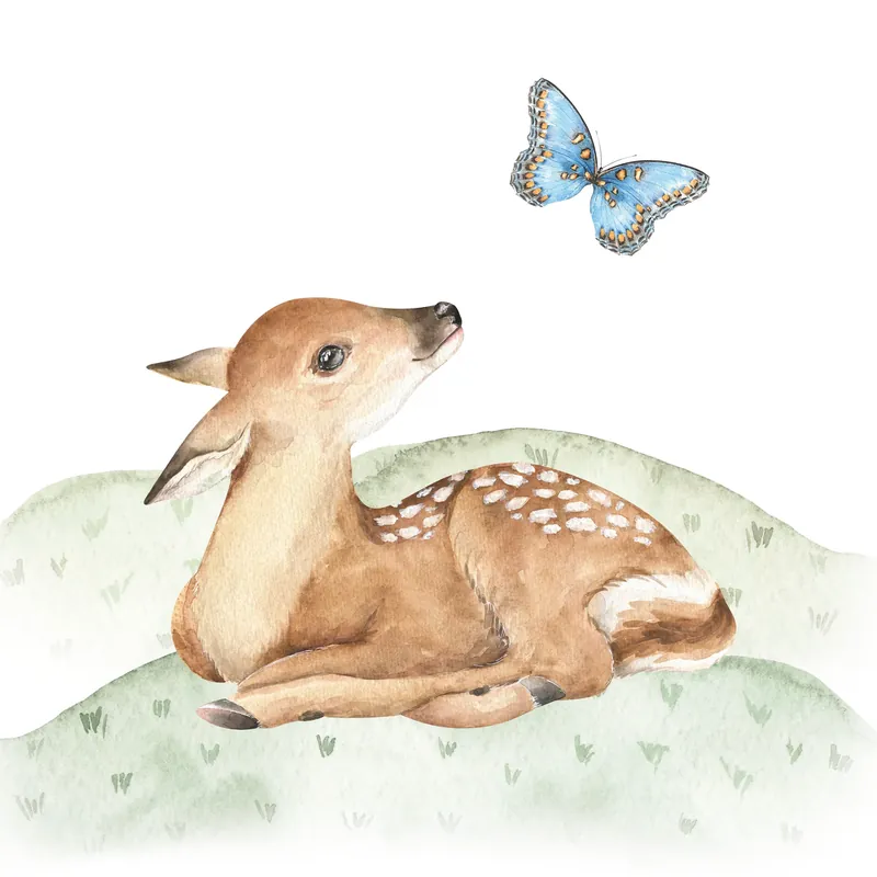 Wochenendangebot Leinwand Forest Friends I 30 x 30 cm