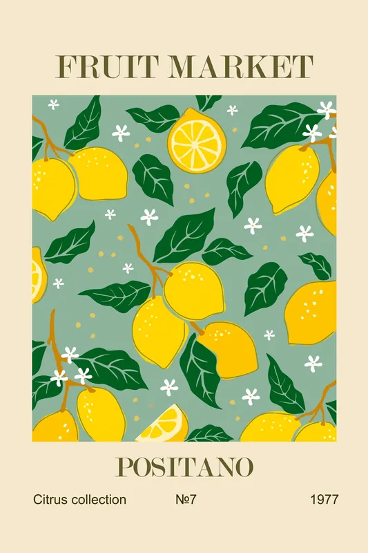 Neu Leinwand Fruit Market III 30 x 45 cm