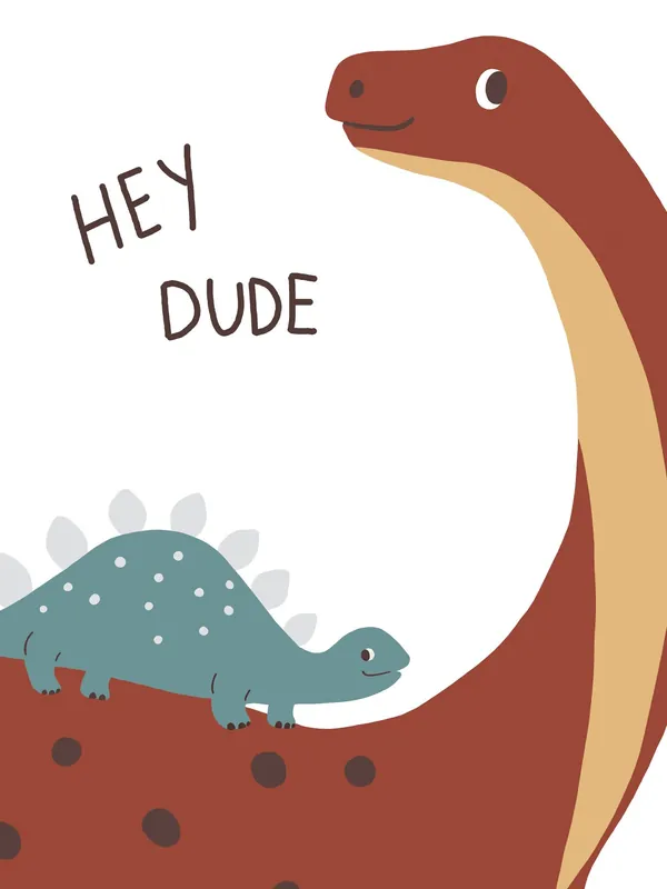 Leinwand Hey Dude II 30 x 40 cm Preisknaller