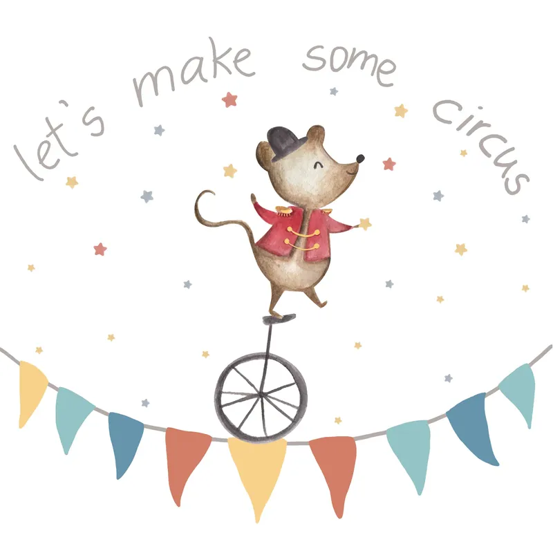 Leinwand Make Circus II 30 x 30 cm Mega-Angebot
