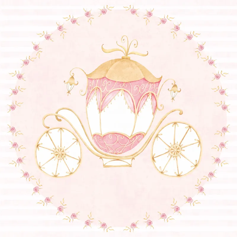 Echt Leinwand Perfect Princess III 30 x 30 cm