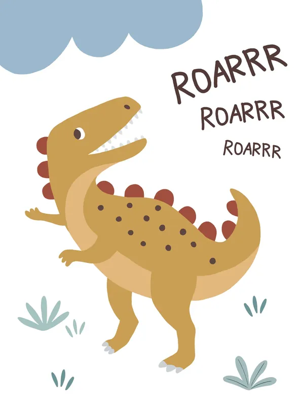 Leinwand Roarrr II 30 x 40 cm Super-Preis