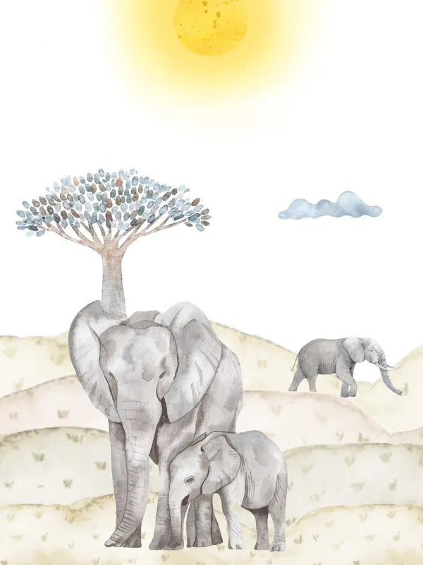 Leinwand Safari Squad II 30 x 40 cm Highlight