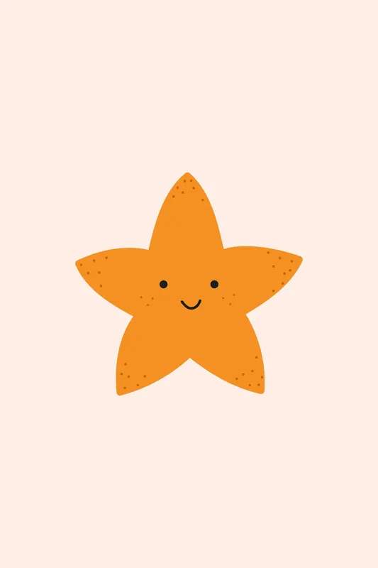 Bestseller Leinwand Simple Star 30 x 45 cm