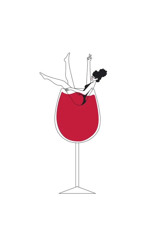 Günstig Leinwand Wine Love II 30 x 45 cm