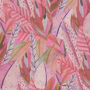 Vliestapete, Floral, pink 782203 Markenprodukt
