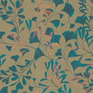 Vliestapete, Floral, braun 782232 Preisknaller