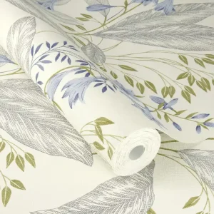 Vliestapete floral blau-grün 794441 Heißes Angebot