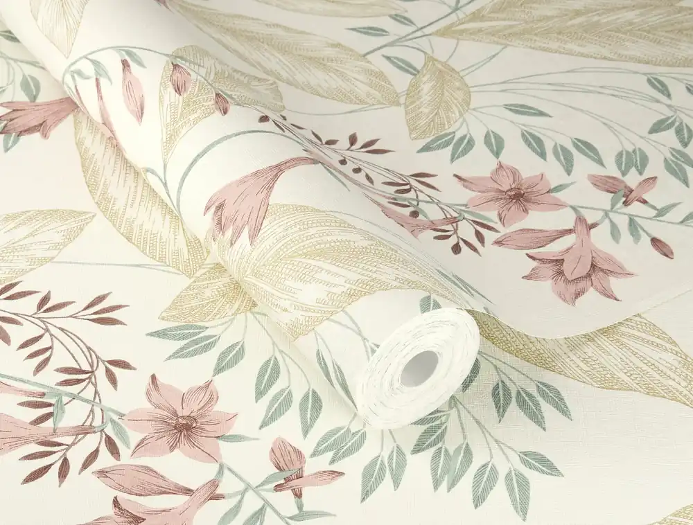 Vliestapete Blumen pink 794434 Sofort Bestellen