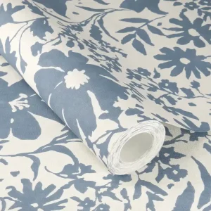 Vliestapete tropisch blau-taubenblau 330410 Markenprodukt
