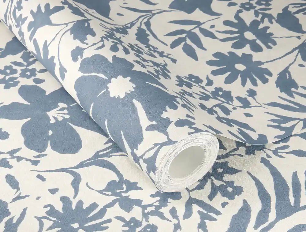 Vliestapete tropisch blau-taubenblau 330410 Markenprodukt