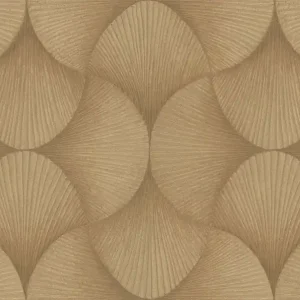 Vliestapete Fächer gold-mattgold 978230 Markenprodukt