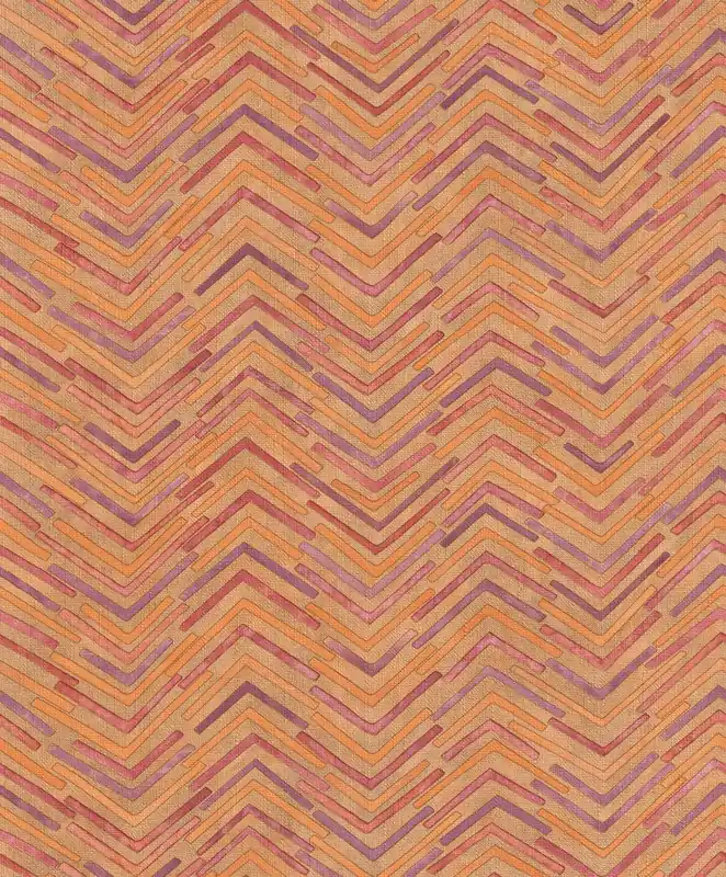 Abverkauf Rasch Barbara Home Collection III, Grafisch, rot braun 560978