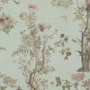 Vliestapete Floral - Blätter, braun, grün, A.S. Création 790435 Günstig