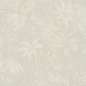 Vliestapete Floral - Dschungel, creme, grau, A.S. Création 790471 Meistverkauft